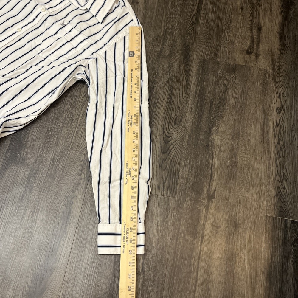 Mens Big & Tall American Eagle Outfitter 2XL Vintage Fit Shirt Long Sleeve WHITE - Picture 4 of 11